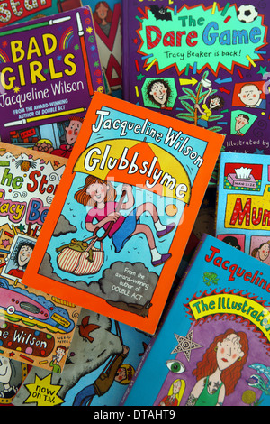 Jacqueline Wilson Kinderbücher Stockfoto