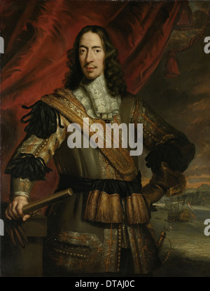 Porträt von Cornelis de Witt (1623-1672), zwischen 1667 und 1700. Künstler: Baen, Jan de (1633-1702) Stockfoto