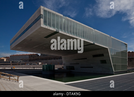 Marseille, Villa Méditerranée Stockfoto