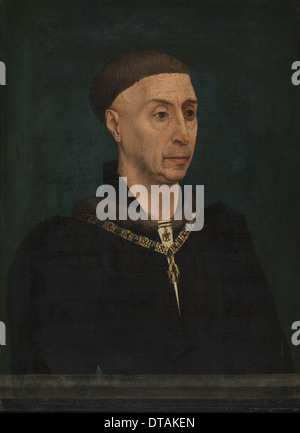 Porträt von Philipp der gute (1396-1467). Künstler: Weyden, Rogier van der, (Workshop) Stockfoto