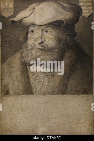 Porträt von Friedrich III., Kurfürst von Sachsen (1463-1525), c. 1525. Künstler: Dürer, Albrecht (1471-1528) Stockfoto