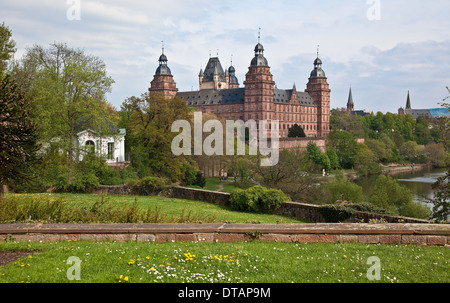 Aschaffenburg, Schloß Johannisburg, Erbaut 1605-14 von Georg Riedinger Stockfoto