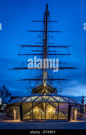 Die Cutty Sark (restauriert), Greenwich, London, England Stockfoto