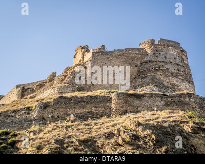 Ruinen der Festung Gori (Goris Tsikhe) in Gori, Georgien. Stockfoto