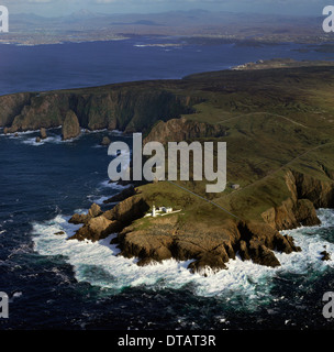 Torneady Point Lighthouse, Aranmore Island County Donegal, Irland Stockfoto
