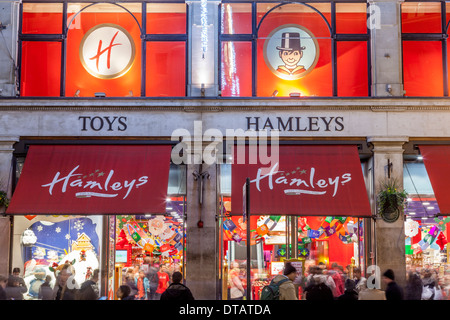 Hamleys Spielwarenladen, Regent Street, London, England Stockfoto