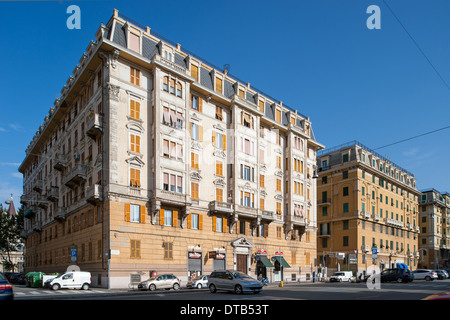 Genua, Italien, Wohngebäude in Corso Sardegna in Genova Marassi Stockfoto