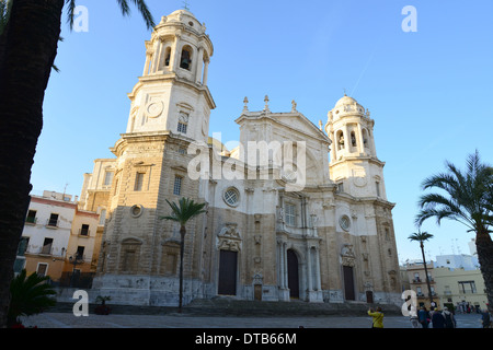 Cádiz Kathedrale (Catedral de Cádiz), Plaza De La Catedral, Old Town, Cádiz, Provinz Cádiz, Andalusien, Spanien Stockfoto