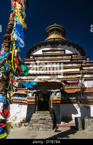 Kumbum-Tschörten Pelkor Chode Kloster, Gyantse, Tibet Stockfoto