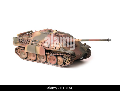 Panzerjäger Jagdpanther in deutsche WW2 European Theater Tarnung mit gepanzerten Seitenschweller Stockfoto