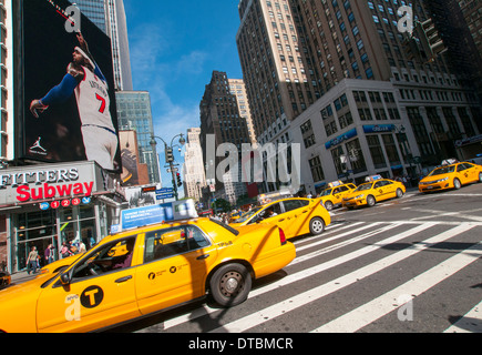 Gypsy Cabs in Midtown Manhattan New York City, USA Stockfoto