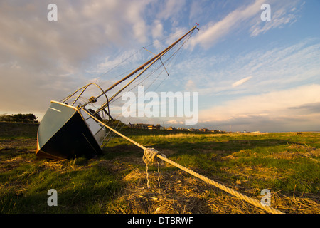 Boote in Lytham St Annes Stockfoto