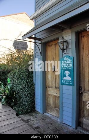 Mark Twain Guest House in unteren Natchez Stadt am Mississippi River Stockfoto