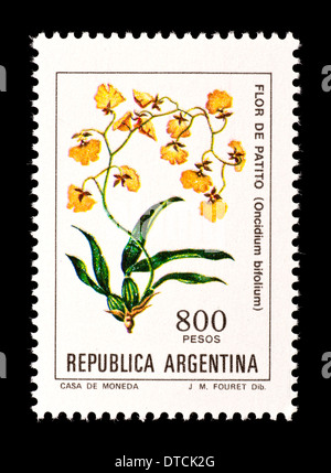 Briefmarke aus Argentinien Darstellung Stockfoto