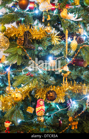 Kurz geschoren eines Weihnachtsbaumes Stockfoto