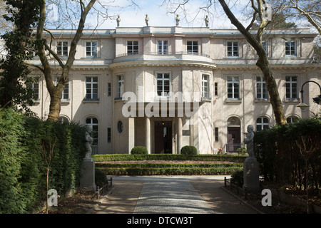 Berlin, Deutschland, gedenken und Bildungsstaette House der Wannsee-Konferenz Stockfoto