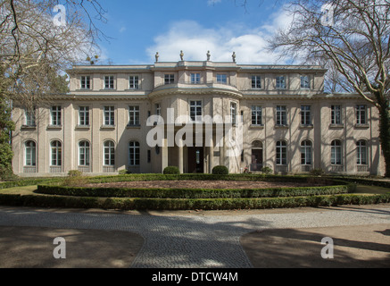 Berlin, Deutschland, gedenken und Bildungsstaette House der Wannsee-Konferenz Stockfoto