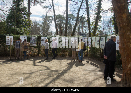 Berlin, Deutschland, gedenken und Bildungsstaette House der Wannsee-Konferenz Stockfoto