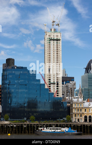 20 Fenchurch Street im Bau ab 30. April 2012, London, England. Stockfoto