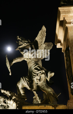 Die Mariensaule oder Marias Spalte (1638), Marienplatz, München, Deutschland. Stockfoto