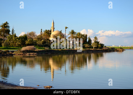 Hala Sultan Tekke in Zypern Stockfoto