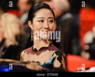 BERLIN, Deutschland, 15. Februar 2014. Gwei Lun Mei besucht die Abschlussfeier auf die 64. jährliche Berlinale International Film Festival im Berlinale-Palast am 15. Februar 2014 in Berlin, Deutschland. Stockfoto