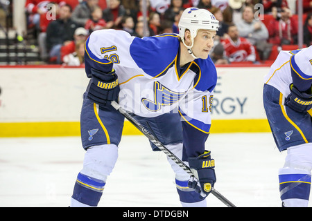 St. Louis Blues Verteidiger Jay Bouwmeester Stockfoto
