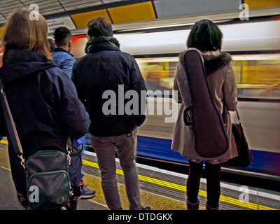 Jubilee Line Plattform, Baker Street Station, London, England, Vereinigtes Königreich Stockfoto