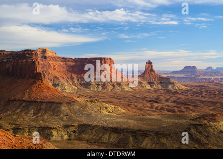 Kerze Butte, Canyonlands National Park, Inseln in den Himmel, Utah, USA Stockfoto