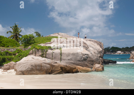 Felicite Insel, Seychellen. Stockfoto