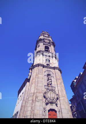 Torre Dos Clerigos - Clerigos Turm in Porto, Portugal Stockfoto