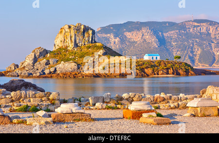 Kleine Insel Kastri in der Nähe von Kos, Griechenland Stockfoto