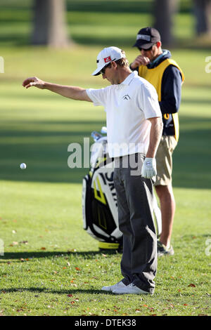 Los Angeles, Kalifornien, USA. 14. Februar 2014. 14.02.14 Pacific Palisades, CA: George McNeill in der zweiten Runde der Northern Trust Open statt im Riviera Country Club. © Michael Zito/Eclipse/ZUMAPRESS.com/Alamy Live-Nachrichten Stockfoto