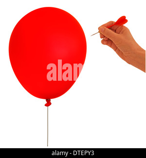 Ballon geht bang Etc! Stockfoto