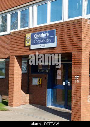 Cheshire Constabulary in Crewe Cheshire UK Stockfoto