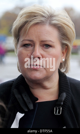 Berlin, Deutschland, Erna Solberg, norwegische Ministerpräsident Hoyre Stockfoto