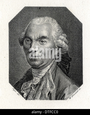 Georges-Louis Leclerc, Comte de Buffon (1707-1788) Stockfoto