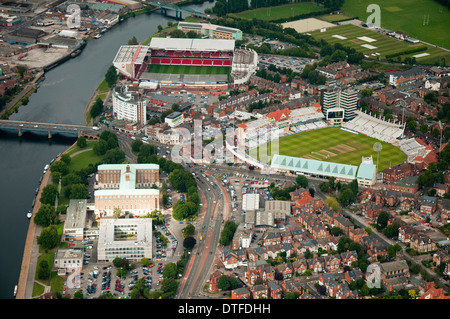 Luftaufnahme von West Bridgford, Nottingham, Nottinghamshire UK Stockfoto