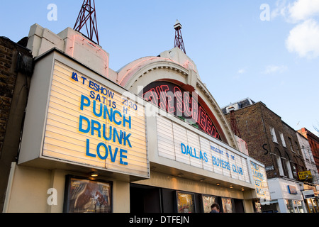 Bildschirm auf den grünen Kino, Islington, Nord-London, UK, England Stockfoto