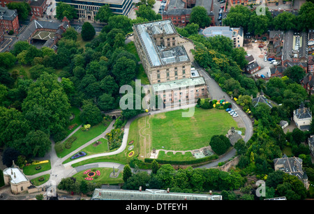 Luftaufnahme von Nottingham Castle, Nottinghamshire UK Stockfoto