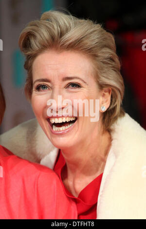 London, UK. 16. Februar 2014. Emma Thompson besucht den 67. British Academy Film Awards an der Königlichen Oper. Bildnachweis: Dpa picture Alliance/Alamy Live News Stockfoto