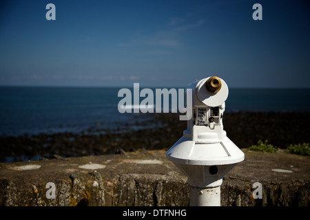 Ein Anzeige-Bereich, Blick auf das Meer. Stockfoto