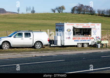 Mobiles catering-Einheit Stockfoto