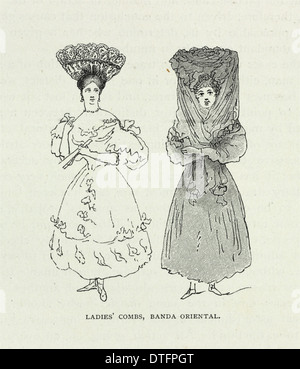 "Ladies' Combs, Banda Oriental" Stockfoto