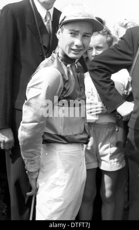 Hamburg, Deutschland, Lester Piggott, jockey Stockfoto