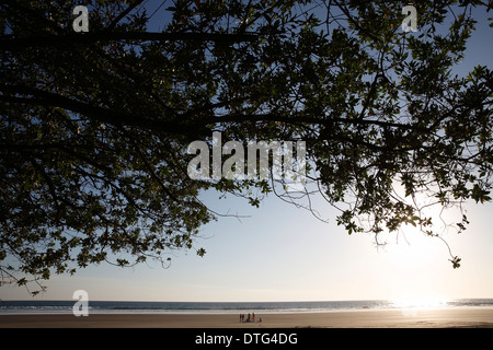 Mechapa Nicaragua Pazifikküste Strand Sonnenuntergang Stockfoto