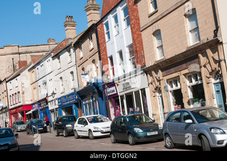 Church Street in Mansfield, Nottinghamshire, England UK Stockfoto