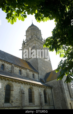 Kirche in Sainte-Marie-du-Mont in der Nähe von Utah jedes in Normandie Frankreich Stockfoto