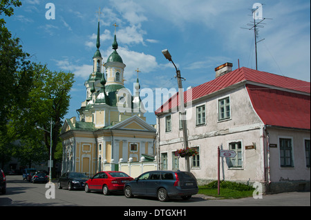 St. Katharinen Kirche, Pärnu, Estland, Baltikum Stockfoto