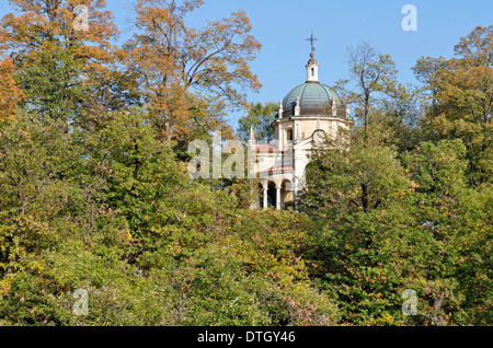 IV, historischer Pilgerweg zur Wallfahrtskirche Santa Maria del Monte Sacro Monte di Varese oder Heilige Berg-Kapelle Stockfoto